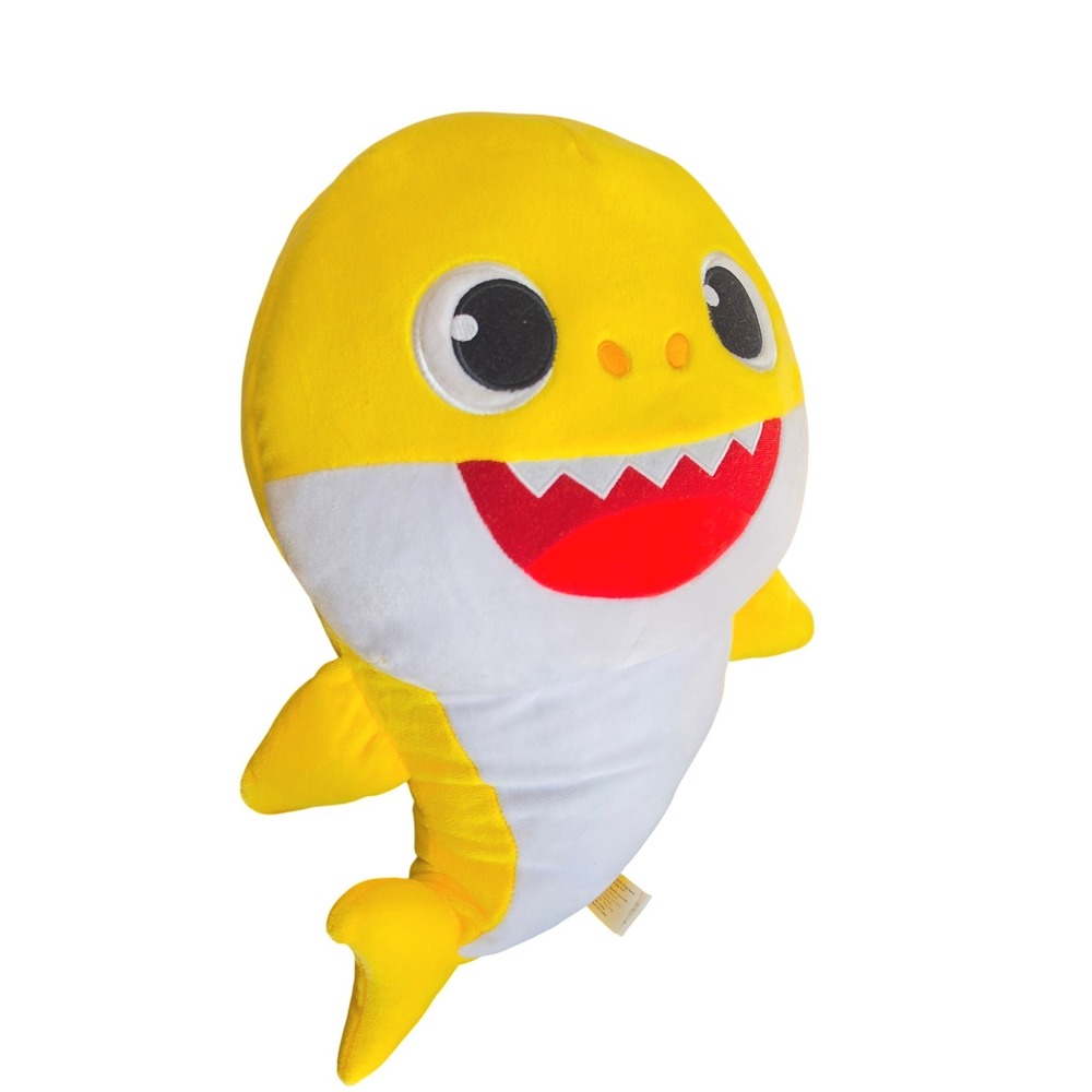 Pinkfong Baby Shark Yellow Plush Stuffed Animal WowWee Toy 19" in Tall